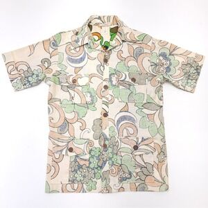Vintage Koapaka Hawaiian Inside Out Shirt Mens M USA Hawaii‎ Tropical